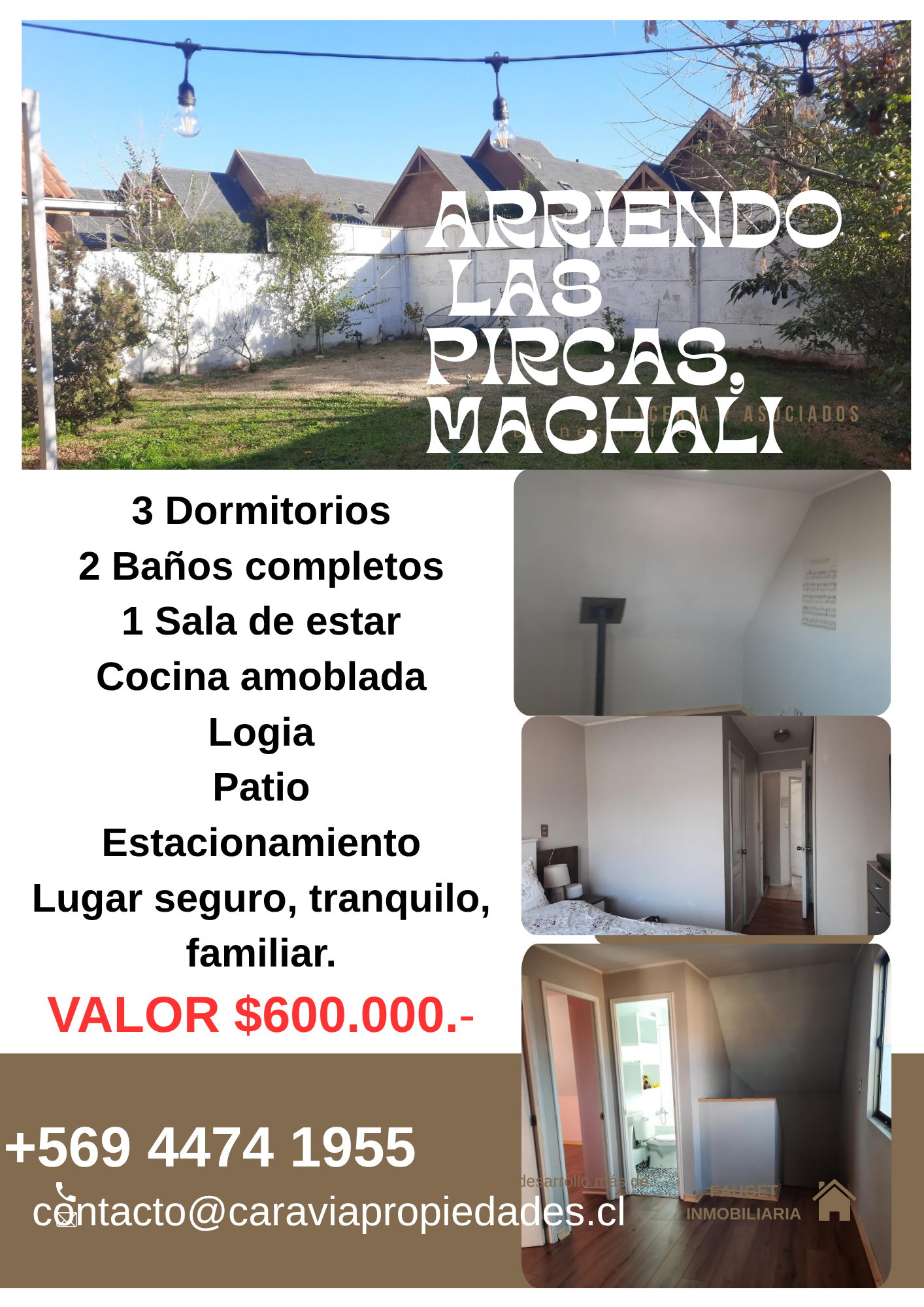 ARRIENDO VILLA LAS PIRCAS